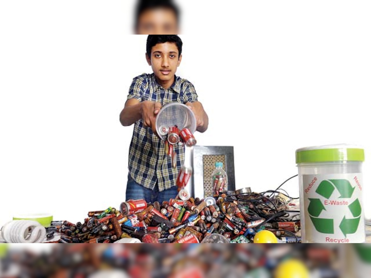 Low power, high charge: Teen leads e-waste drive