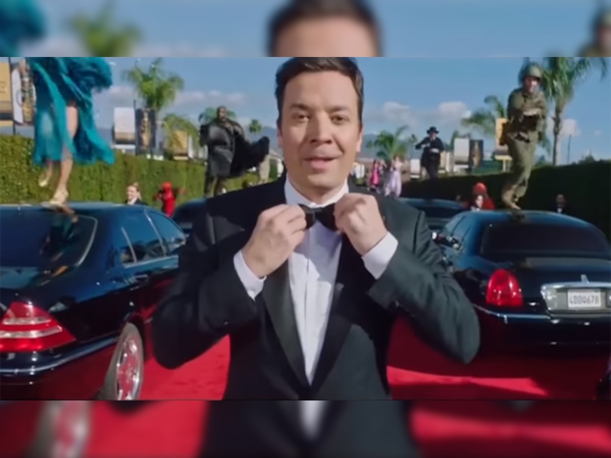 Golden Globes 2017: Host Jimmy Fallon jumps on 'La La Land' trend for opening show