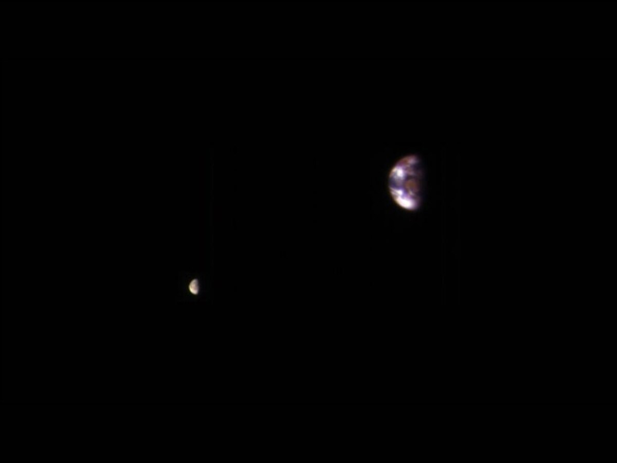 NASA's Mars orbiter captures stunning view of Earth and Moon