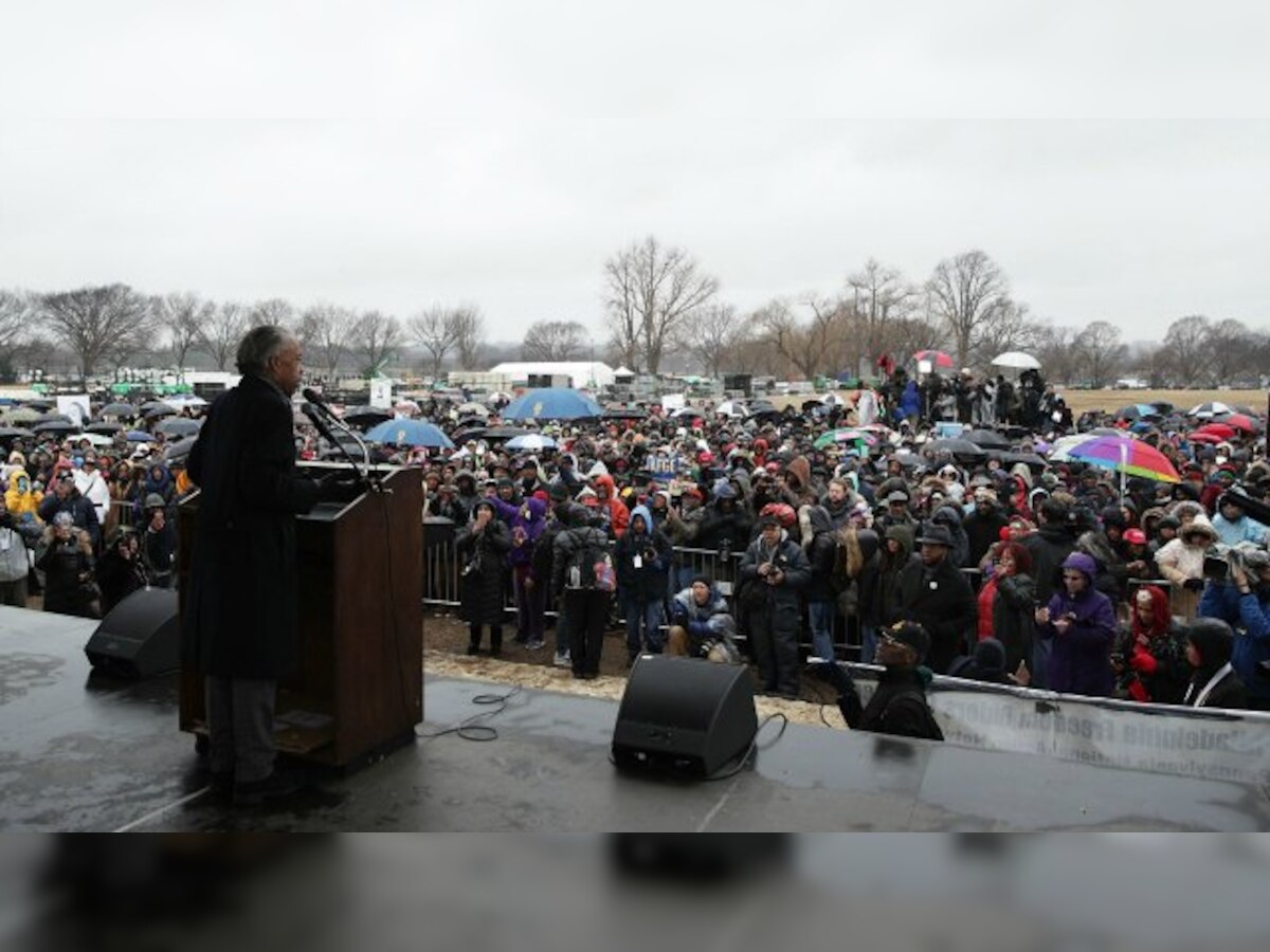 Washington protesters vow to fight for civil rights under Donald Trump