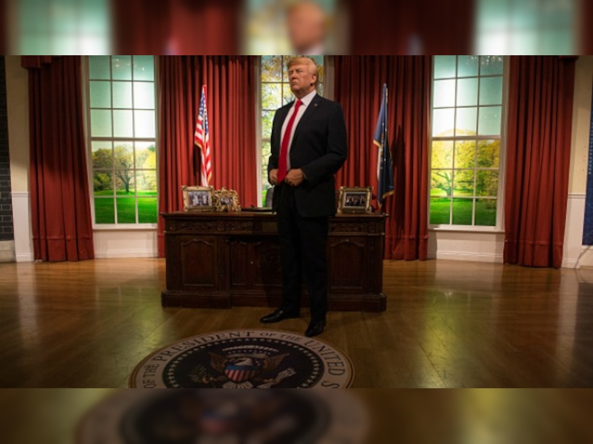 Donald Trump waxwork replaces Obama at Madame Tussauds London