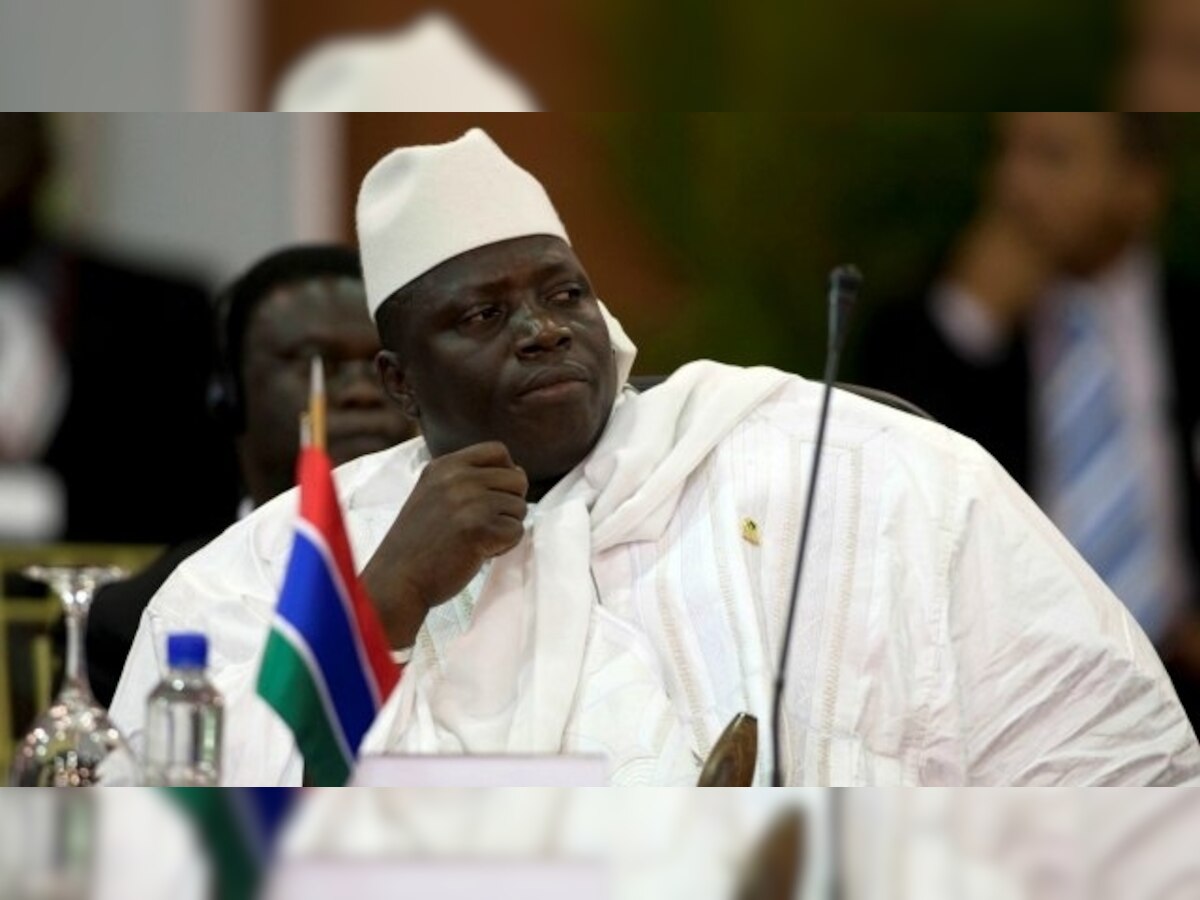 Gambia's former leader Yahya Jammeh flies into exile in Equatorial Guinea