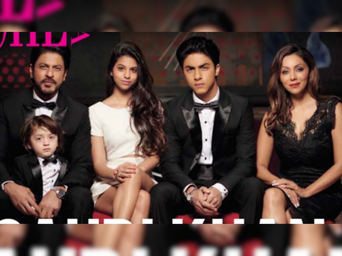 Check Pic: Shah Rukh Khan poses with Gauri Khan and his kids on the latest cover of a magazine!