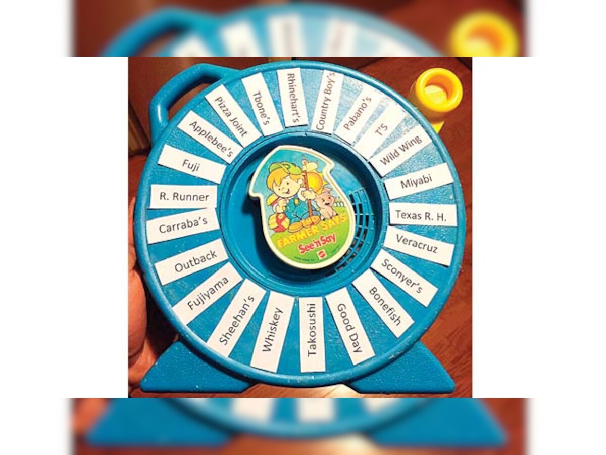 ‘Wheel of food’ to fix date night goes viral on Twitter