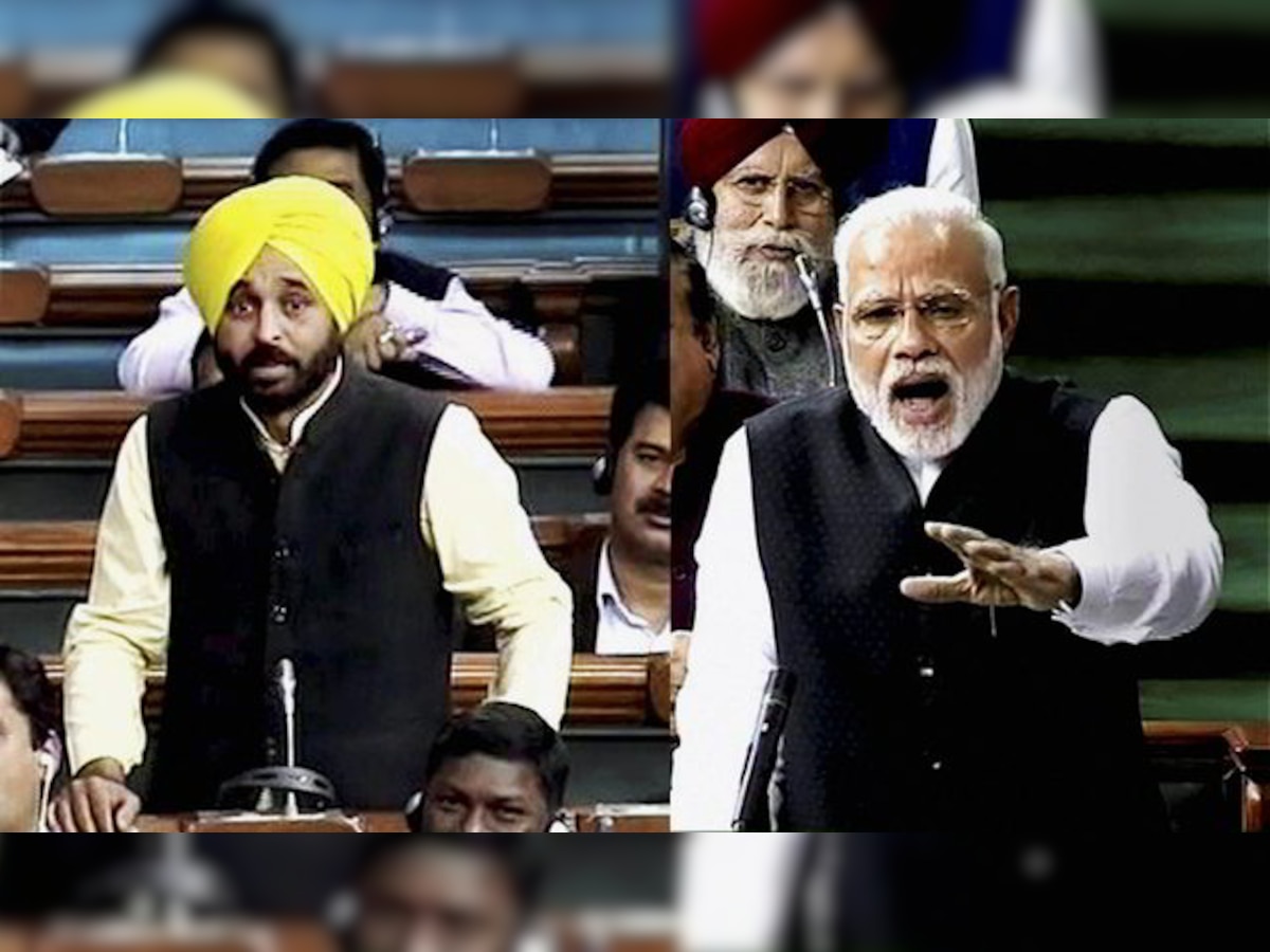 Watch: PM Modi takes a jibe at Bhagwant Mann's drinking problem in Lok Sabha 