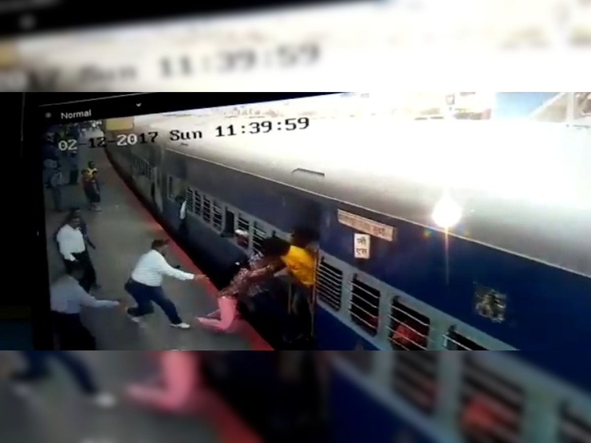 Watch: RPF officer saves girl from going under speeding train at Lonavala station