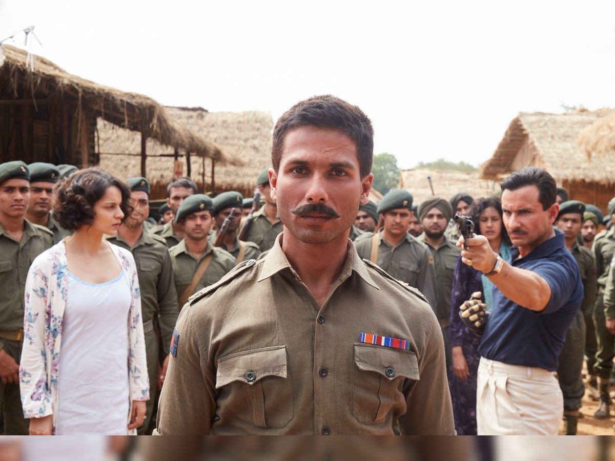 'Rangoon' Review: The Shahid-Kangana-Saif starrer is sprinkled with magical moments, worthy of watching once!