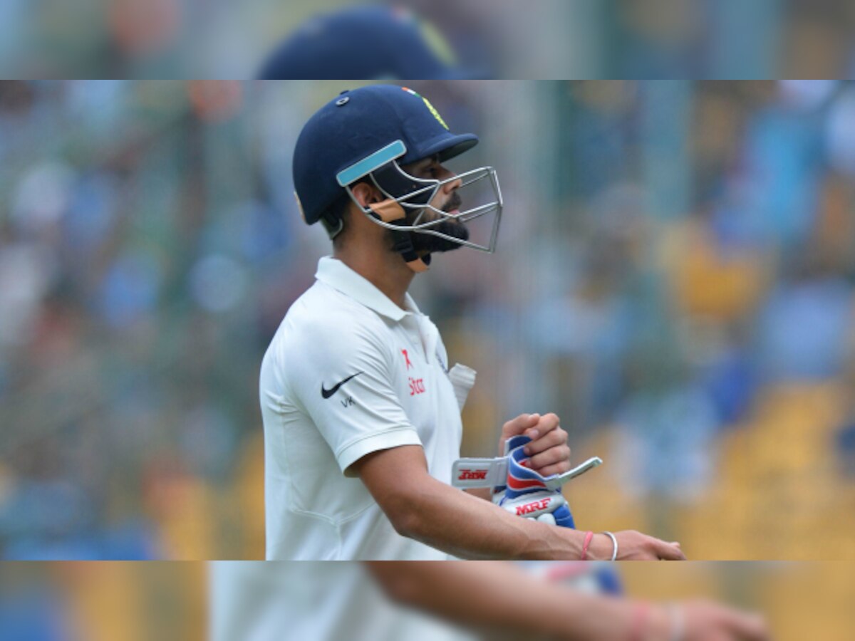 #INDvAUS | WATCH: Aussies take control at Tea on Day 1 as Kohli suffers another bizarre dismissal