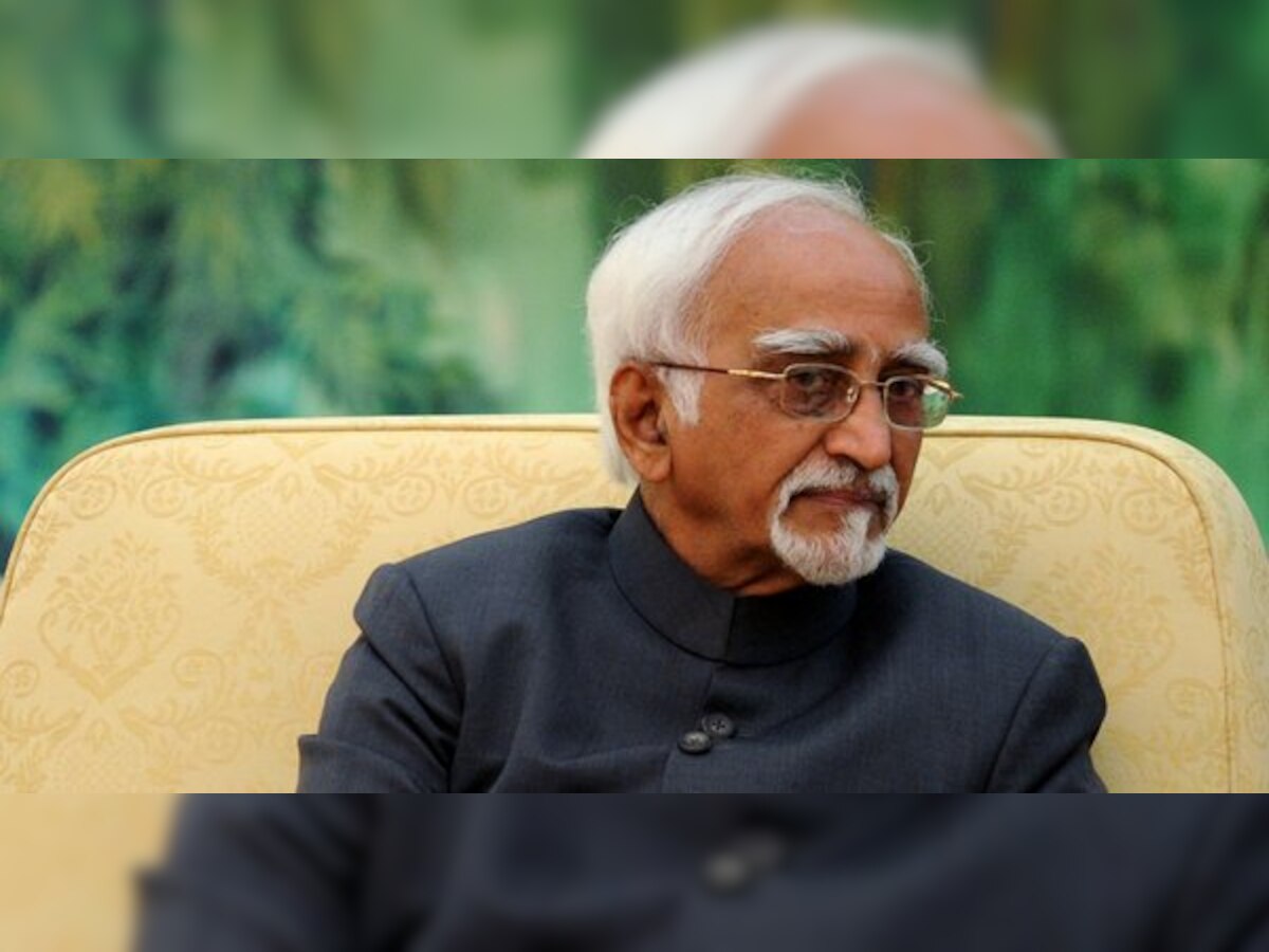 Purpose of Rajya Sabha not to obstruct, but to give second view: VP Hamid Ansari