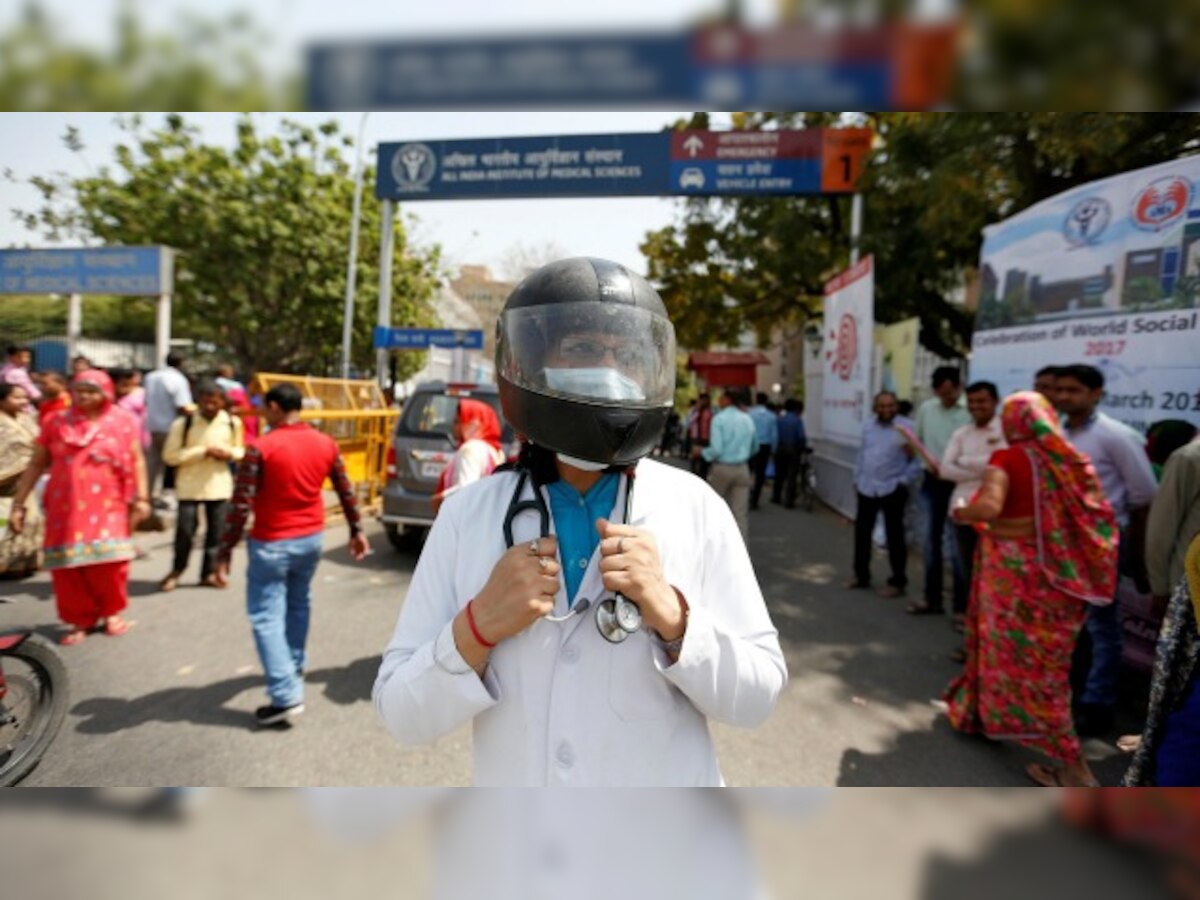 Doctors at AIIMS observe ‘funeral of health system in India’