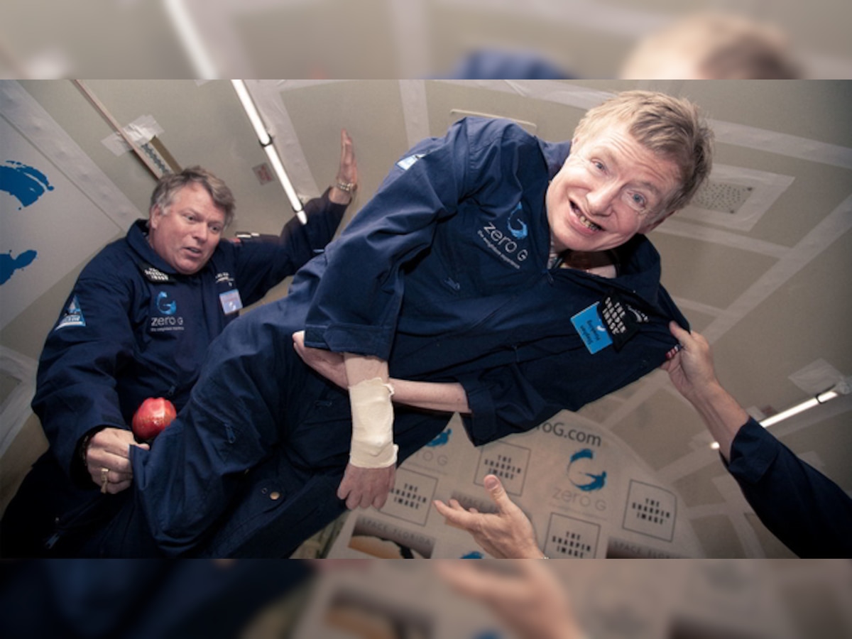 Watch: Stephen Hawking's uninhibited joy while experiencing zero gravity will make you smile all over 