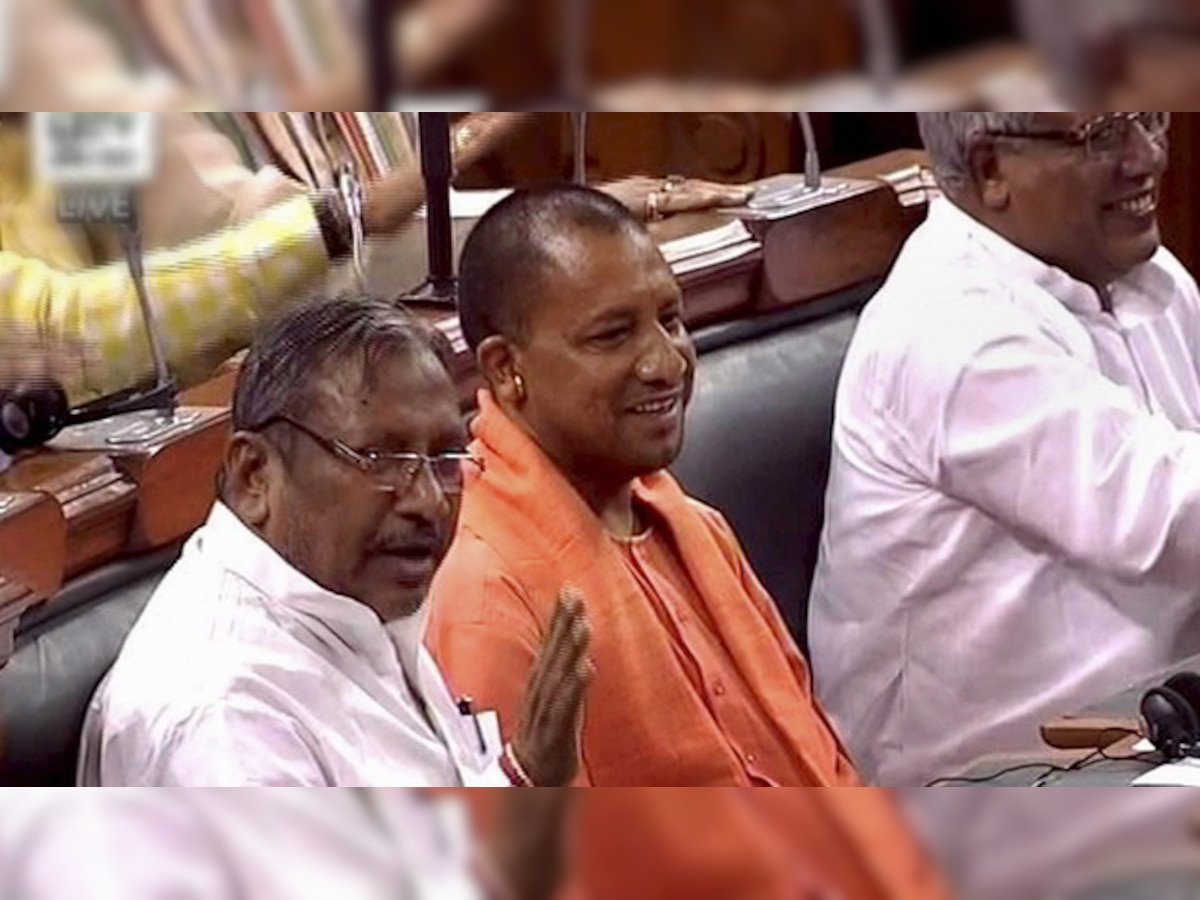 One last time: UP CM Yogi Adityanath gets hero's welcome in Lok Sabha