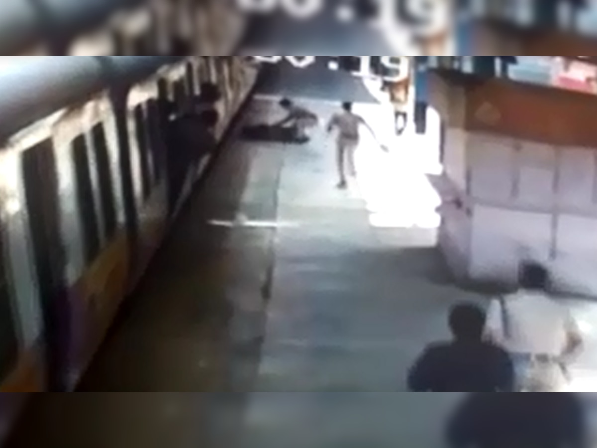 WATCH: Two RPF constables save man who fell while boarding moving train