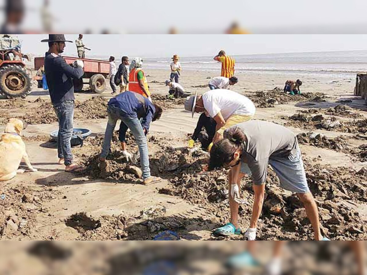 Now, plastic makers join Versova beach clean-up