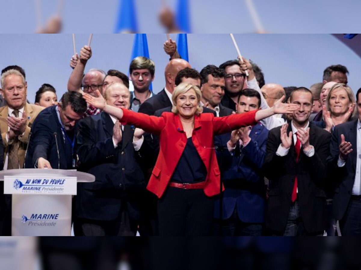 'I will protect you!': Marine Le Pen tells voters ahead of French presidential election