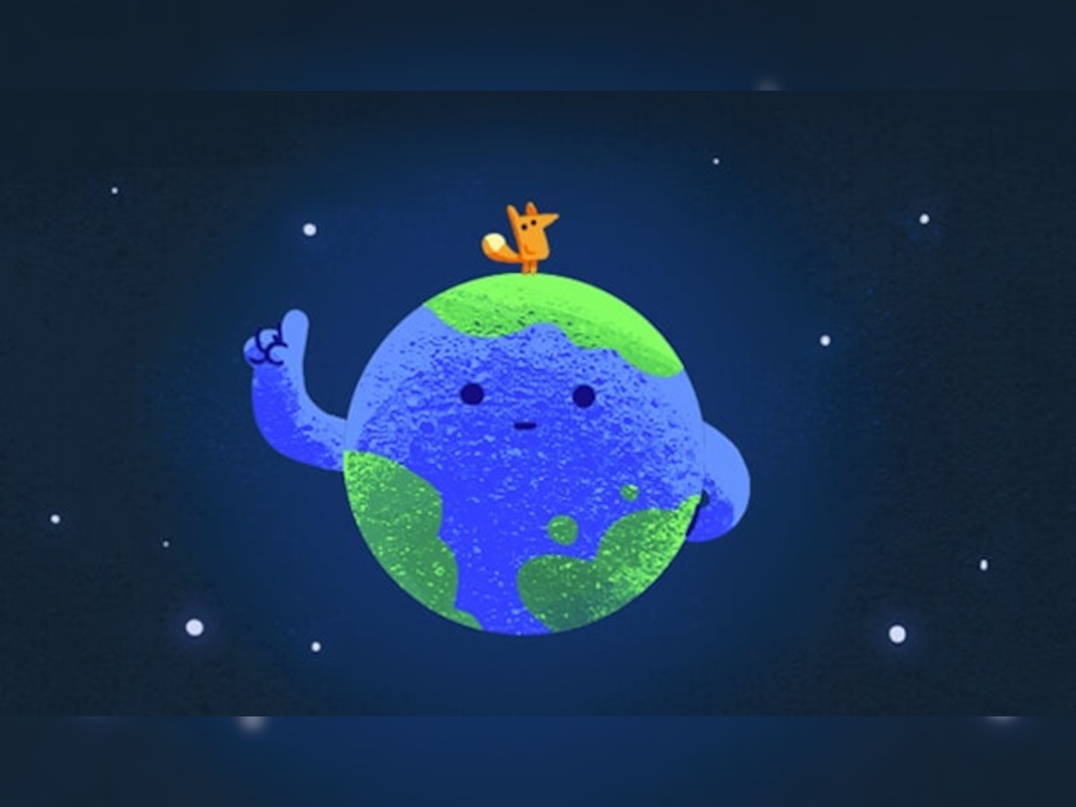 Google's Earth Day Doodle gets animals to send urgent message to conserve blue planet