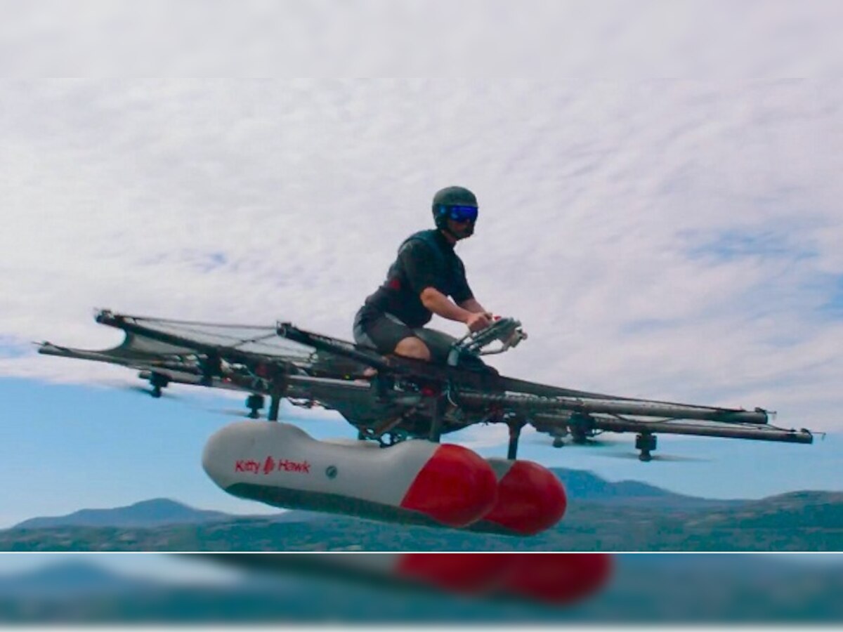 Kitty Hawk backed by Google's Larry Page reveals flying car prototype