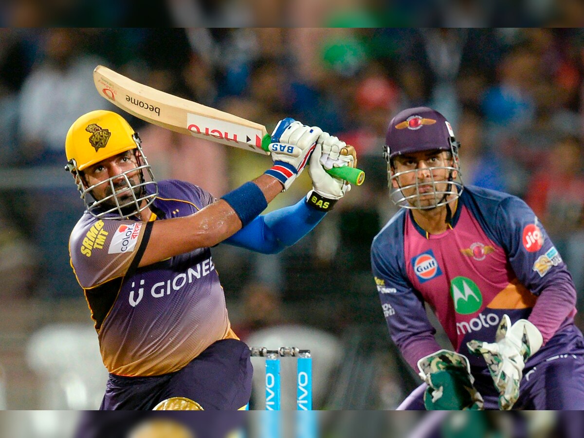 WATCH | IPL 2017: Robin Uthappa's fortunate yet brilliant innings powers KKR to top