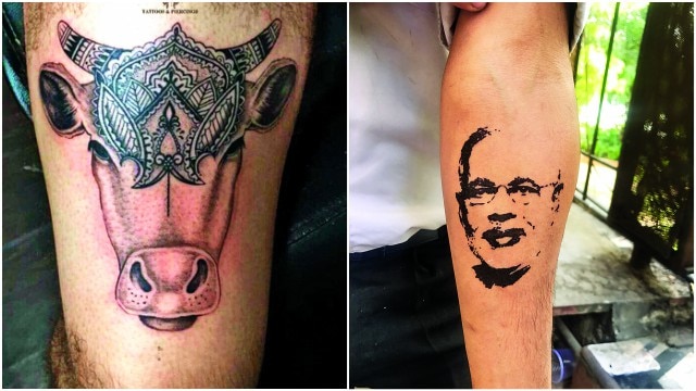 हसन मुश्रीफ आमच्यासाठी राम आहेत; कार्यकर्त्यानं अंगभर कोरले मुश्रीफांचे  टॅटू - the activist inked mushrifs tattoo all over his body - Maharashtra  Times
