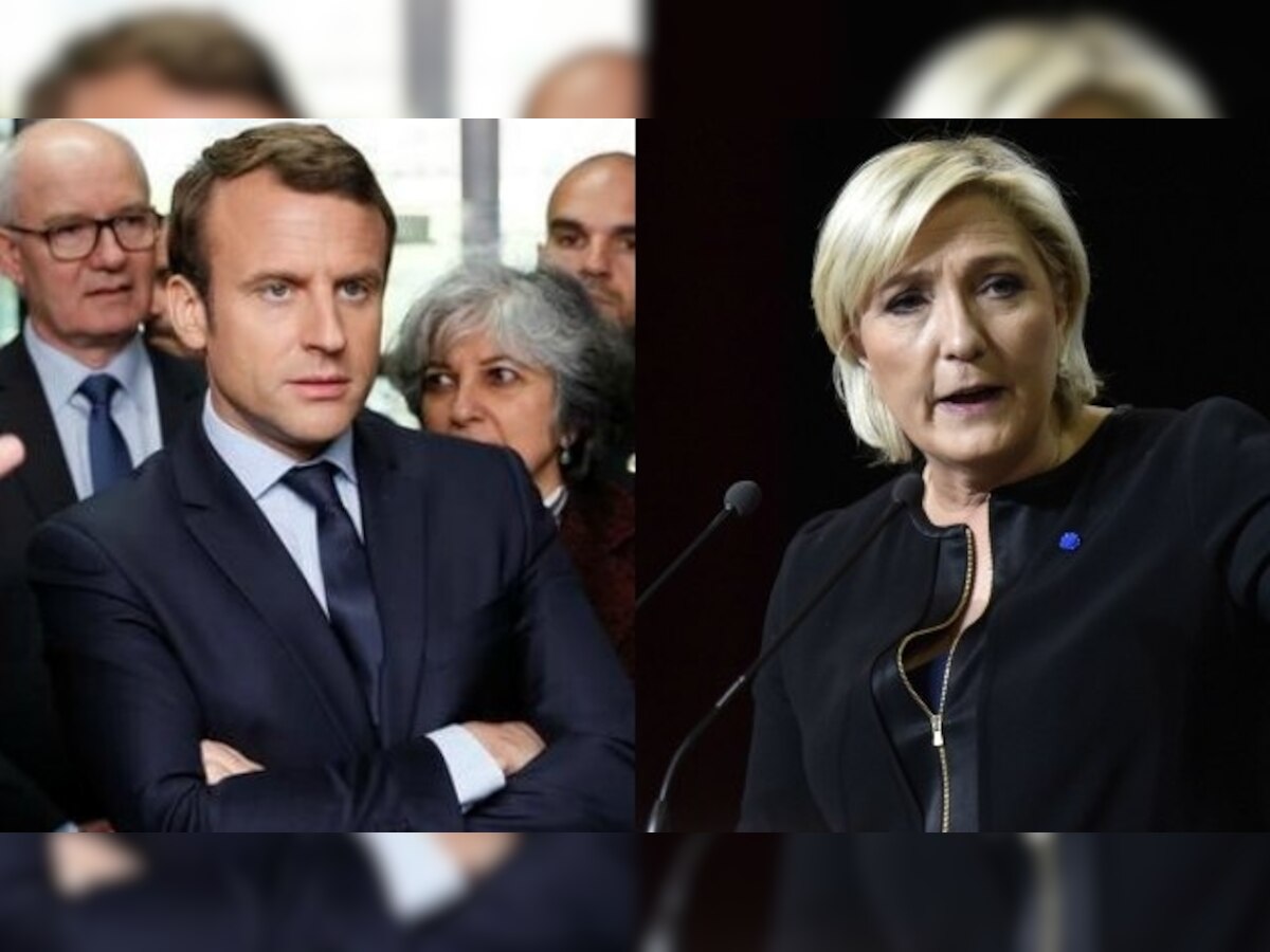 Macron, Le Pen face off as France elects president