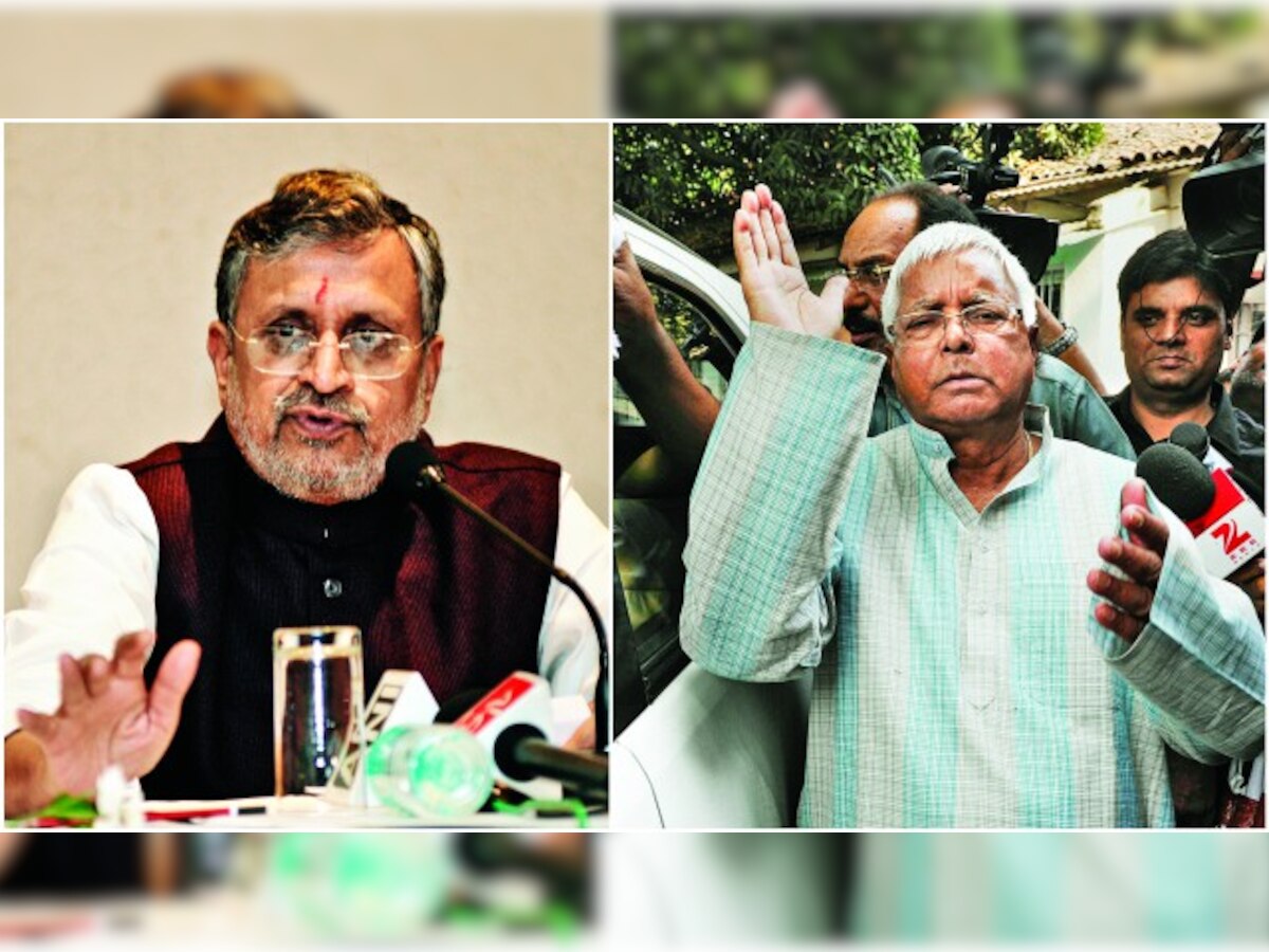 Why does Lalu have links with jailed Jain brothers: Sushil Modi