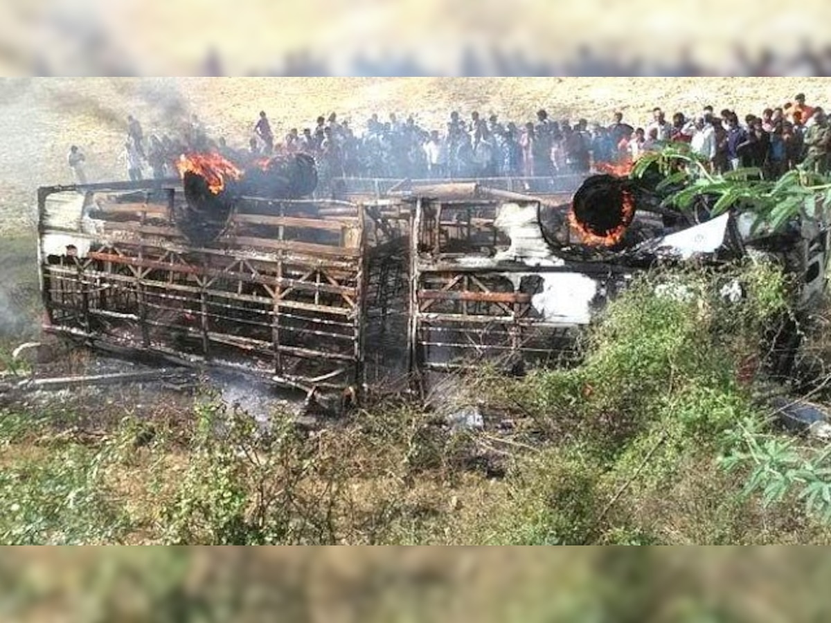 Lucknow: 6 passengers burnt alive, 25 injured, after UP state transport bus catches fire