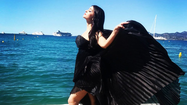 aishwarya rai cannes black dress Cannes 2024: Aishwarya Rai Bachchan dazzles in black gown by Falguni & Shane Peacock