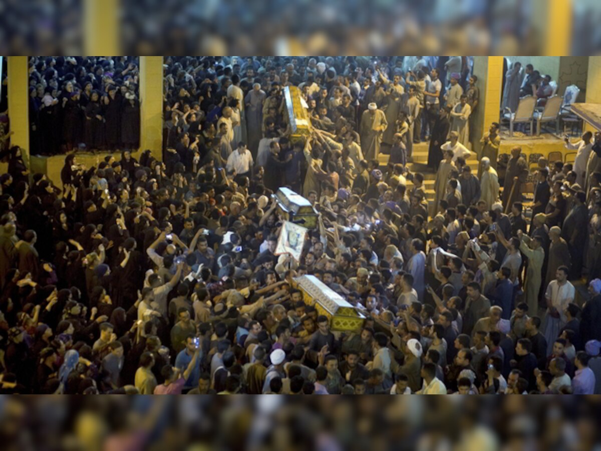 'They will go to hell': Grief, rage in Egyptian church after 24 Christians killed by gunmen