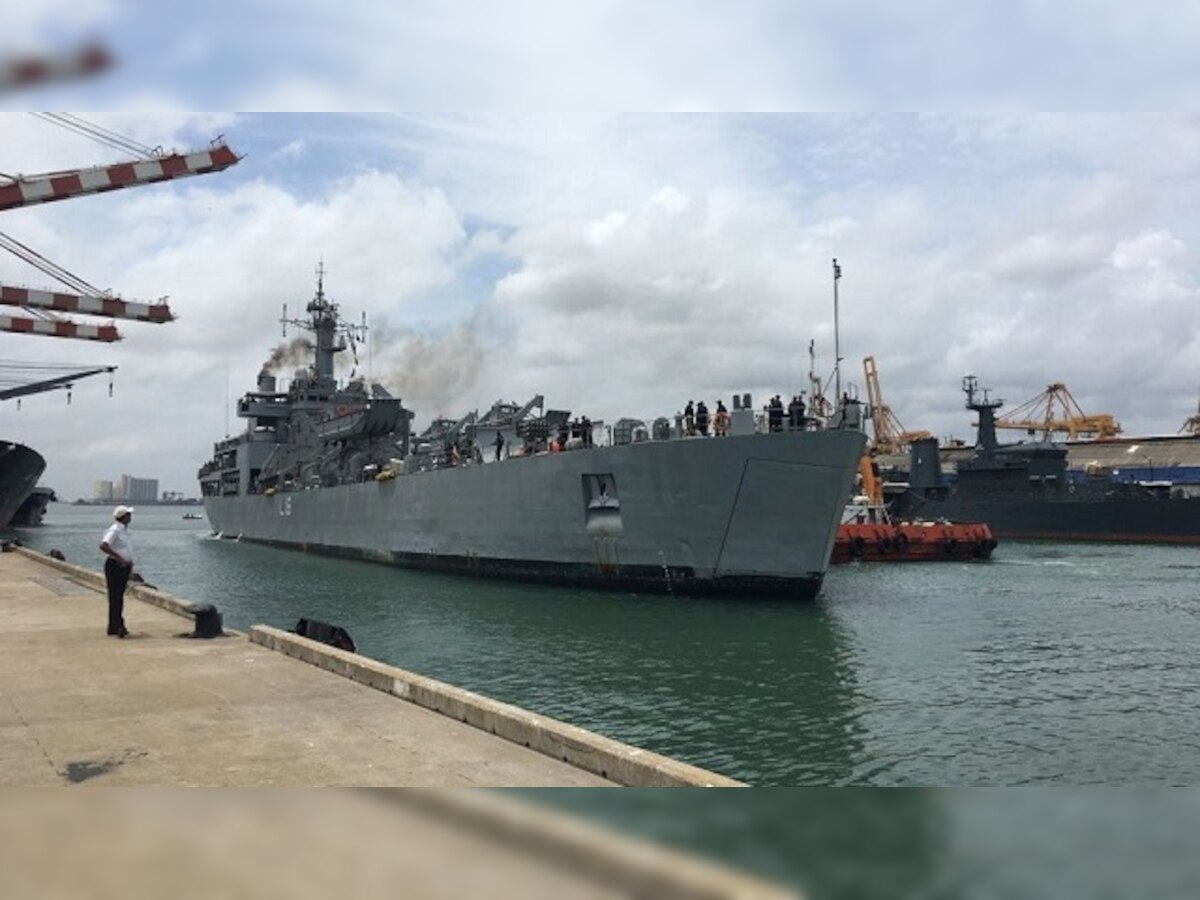 Sri Lanka floods: Indian naval ship Shardul reaches Colombo with relief material, medical team