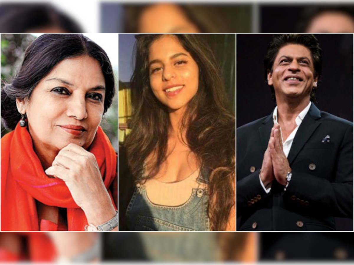 Shabana Azmi showers words of praises on Shah Rukh Khan's daughter Suhana