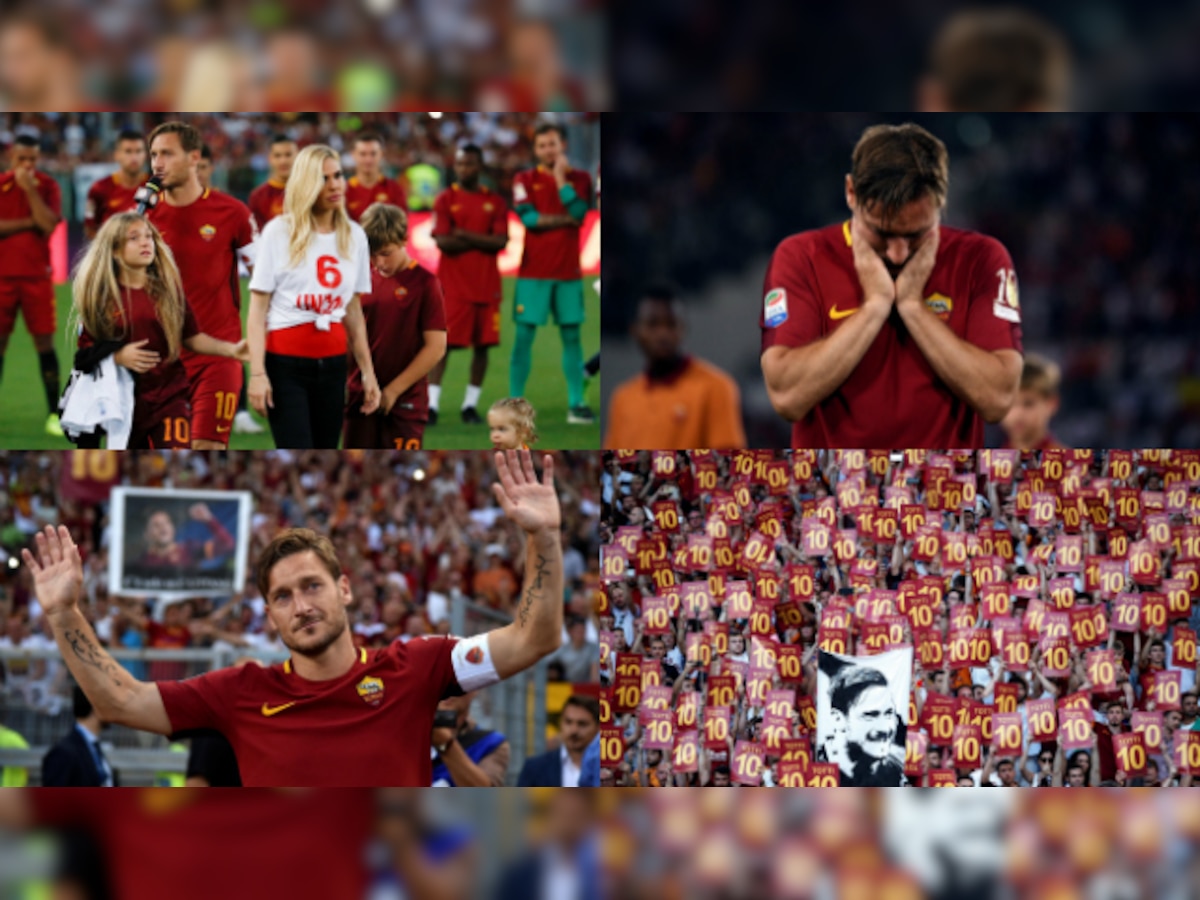 WATCH: Tears flow as Francesco Totti bids farewell to AS Roma after 25 years