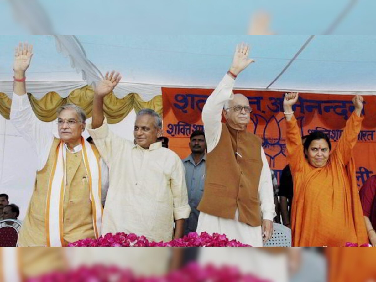 Babri Demolition case: LK Advani, Murli Manohar Joshi, Uma Bharti among 12 to appear before CBI court on Tuesday