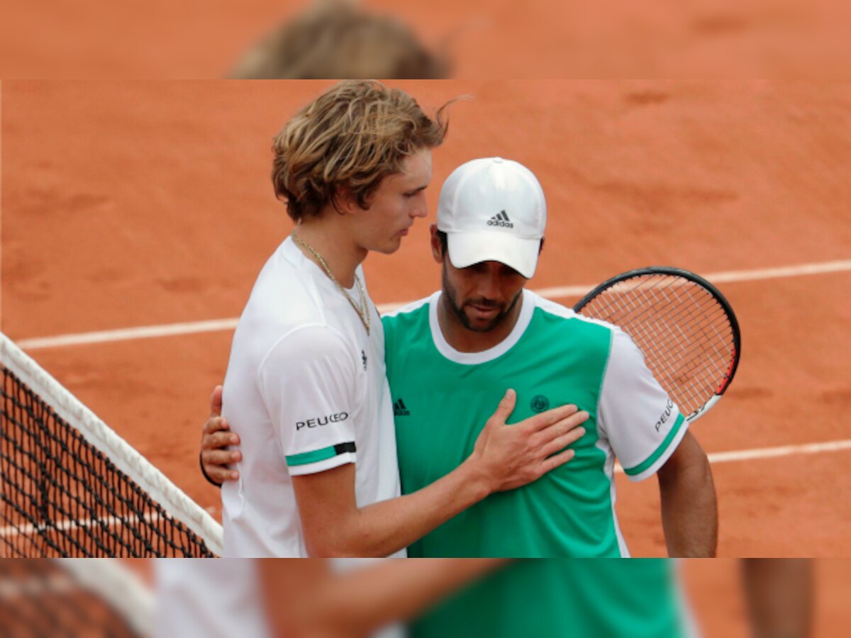 Fernando Verdasco and Del Potro advance in French Open, Alexander Zverev crashes out in first round
