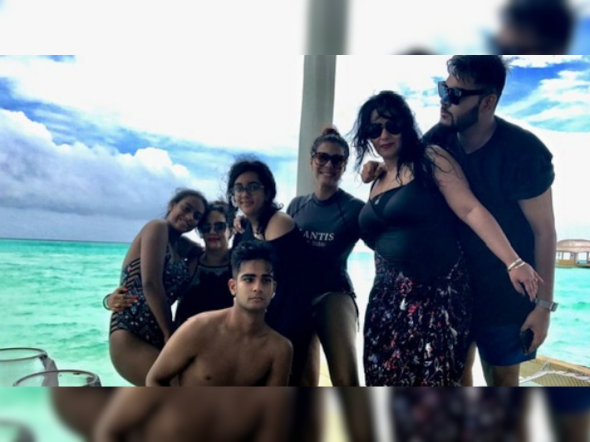 SEE PICS: Ajay Devgn, Kajol and daughter Nysa fly to Maldives for a family vacation!