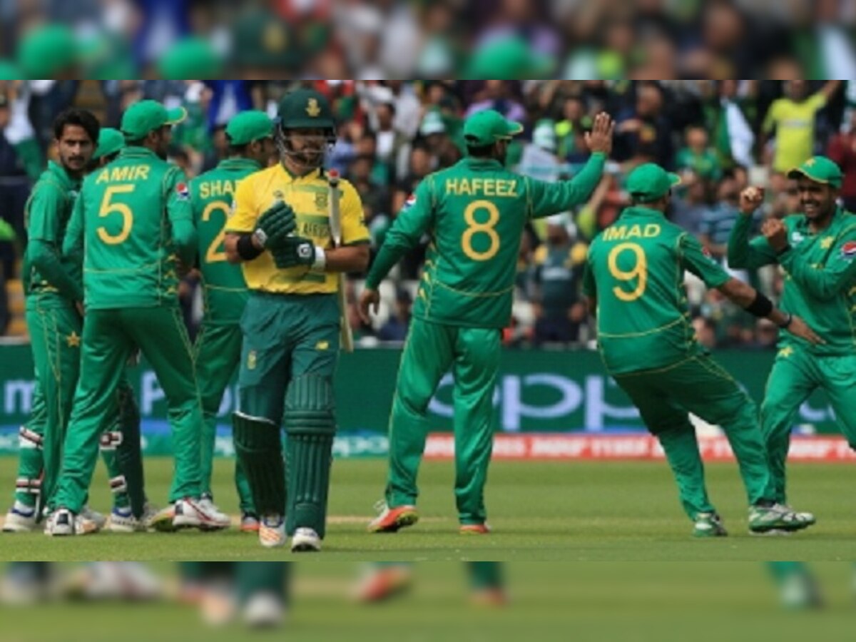 ICC Champions Trophy 2017: Pakistan upset South Africa to win rain-curtailed match after bowlers deliver good