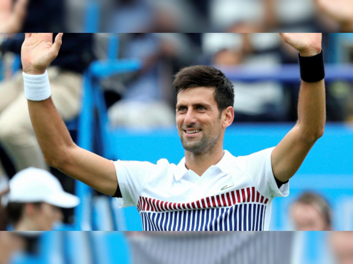 Eastbourne: Novak Djokovic passes first grass test with straight-sets win over Vasek Pospisil