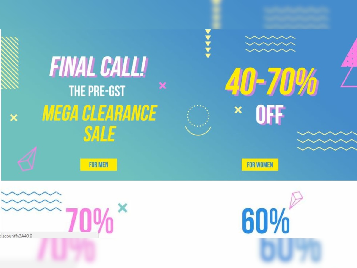 E-Commerce sites have massive discounts on day before GST launch