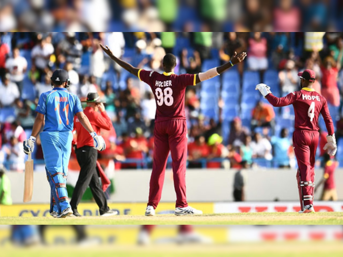 West Indies v/s India, 4th ODI: India's mighty batting line up falters to keep host's series hopes alive