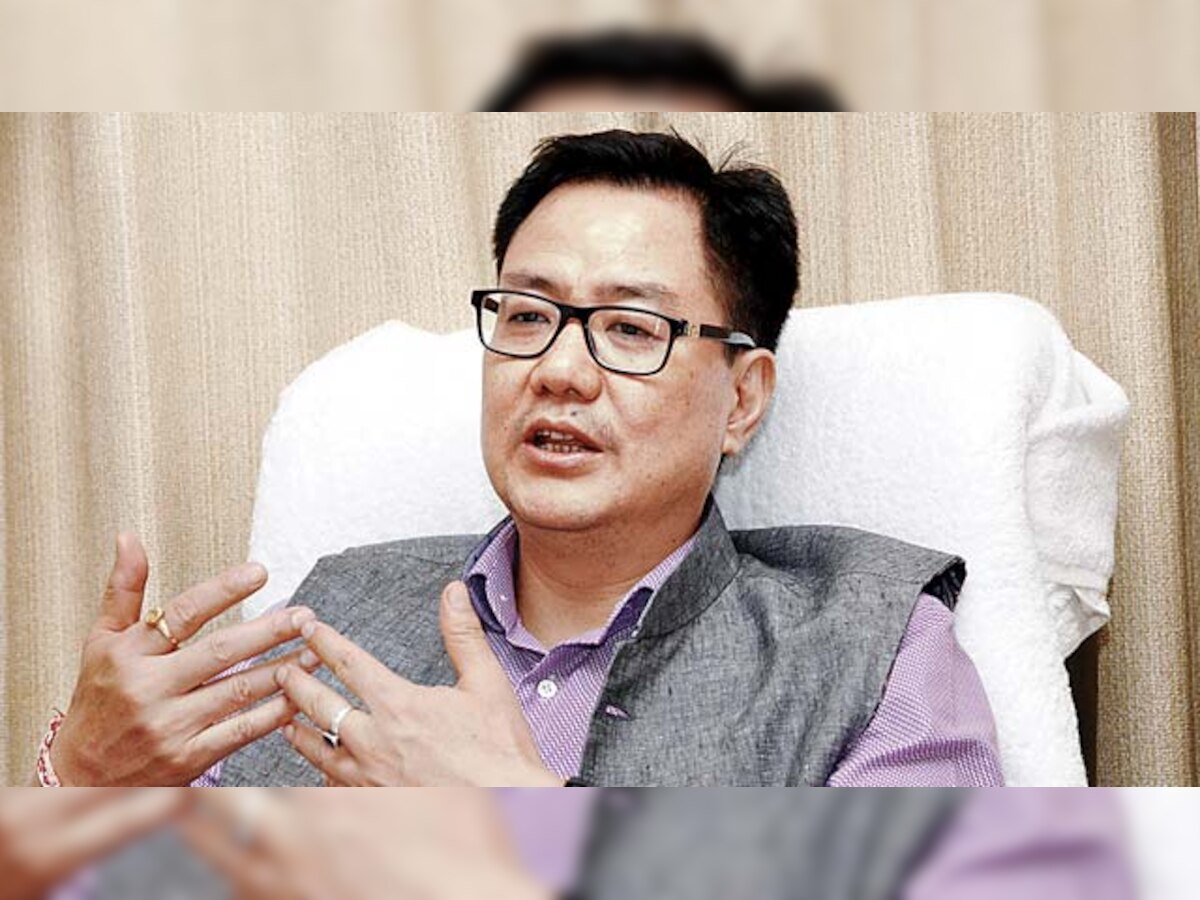 Kiren Rijiju launches book at JNU, rues inequality in society