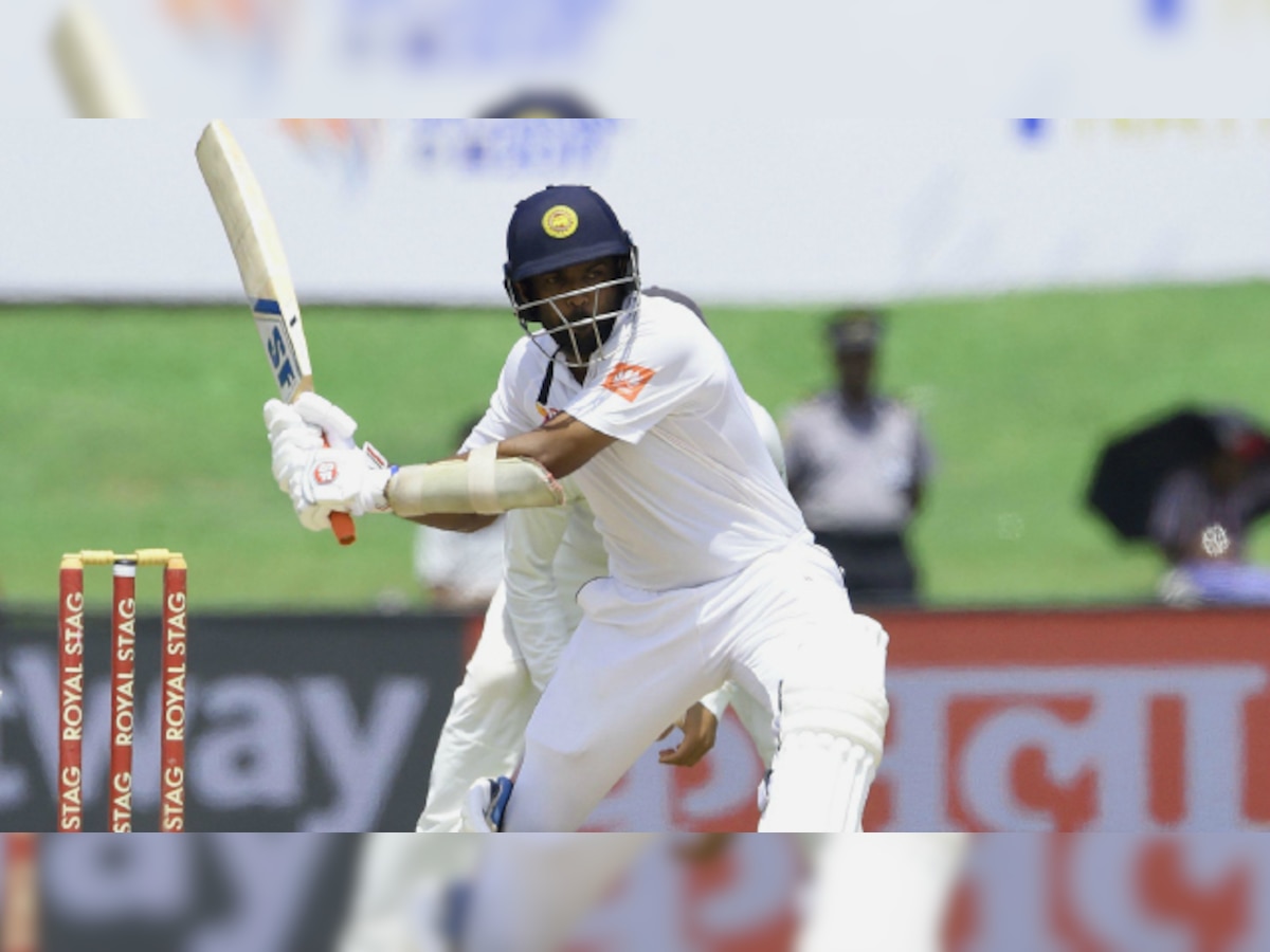 SLvIND: Dilruwan Perera's unbeaten 90 takes Sri Lanka to 289/8 at Lunch on Day 3