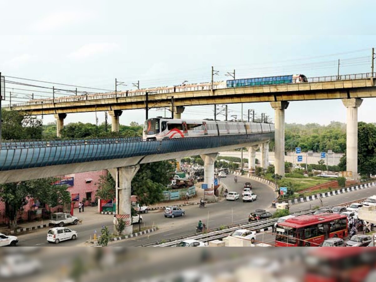 Trial run on Pink Line’s highest point for first time