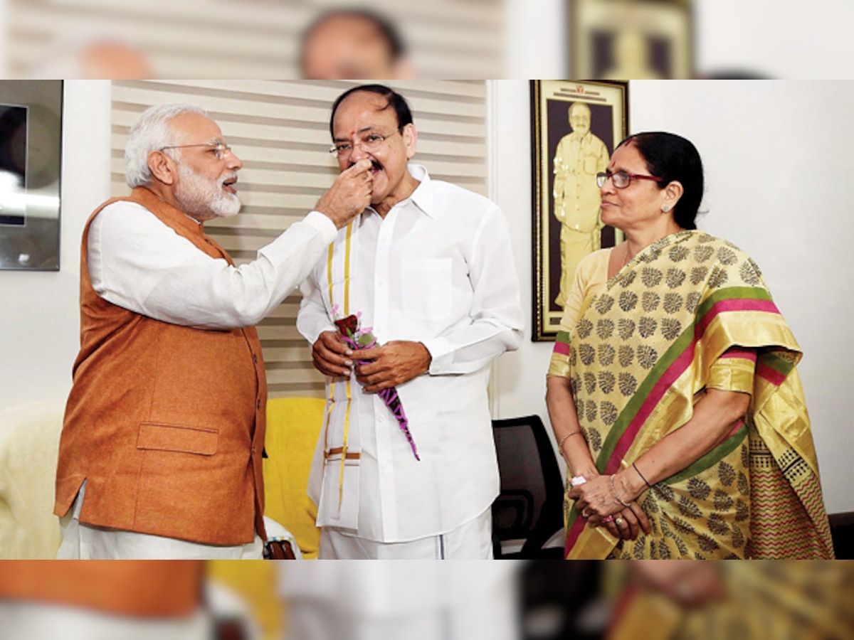 Venkaiah Naidu sweeps V-P polls with 516 votes, Gopal Krishna Gandhi bites the dust