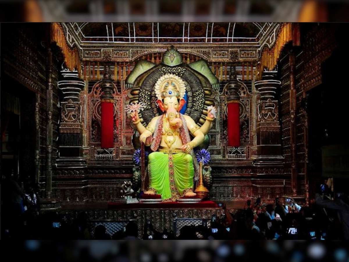 FIRST LOOK: Check out the Lalbaugcha Raja idol set up for Ganesh Chaturthi 2017