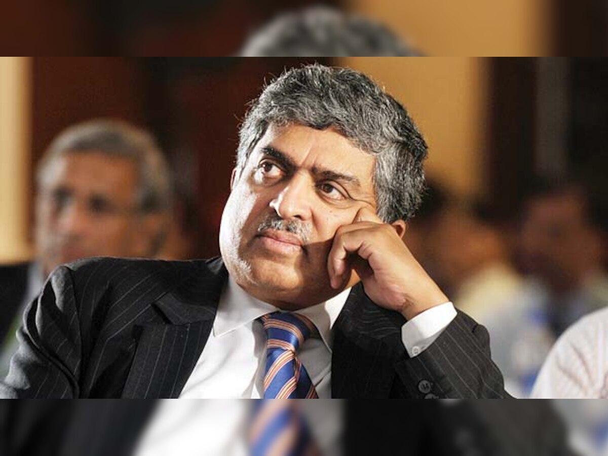 Nandan Nilekani rises the day Aadhaar stumbles