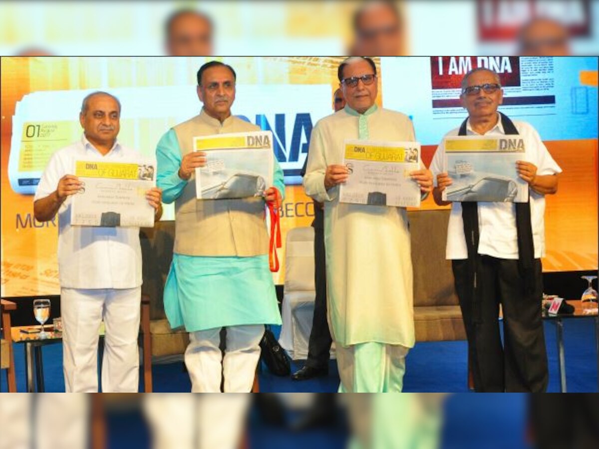 Gujarat CM, Deputy CM launch new DNA Ahmedabad and Zee 24 Kalak 