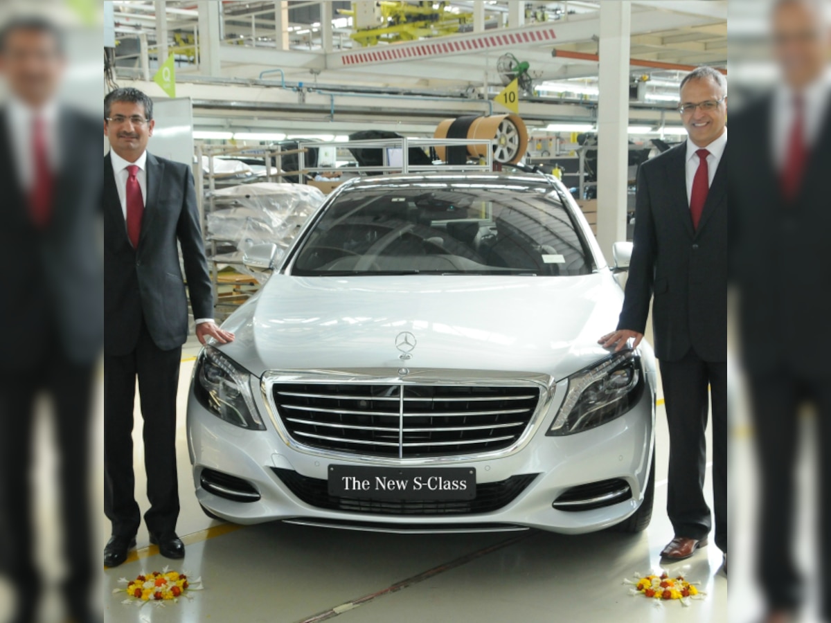 The first India made Mercedes Benz S-Class rolls out at its Pune plant