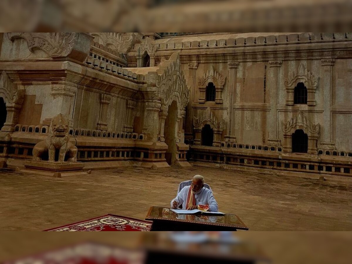 PM Modi prays at iconic Ananda Temple in Myanmar, which India is helping rebuild 