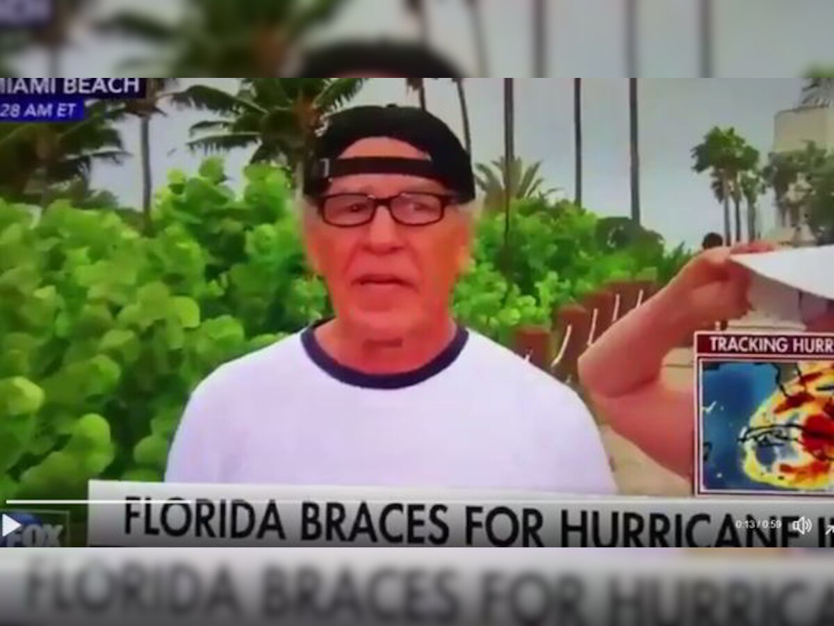 Watch: 'Hurricane genius' owns Fox reporter who asked if he was worried about Irma