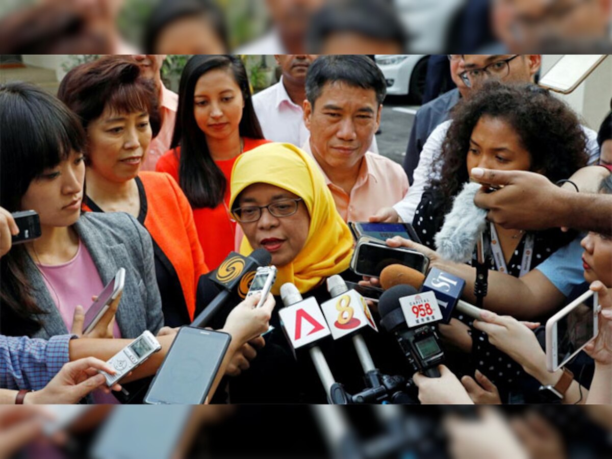 Singapore: Halimah Yacob becomes city-state’s first woman president