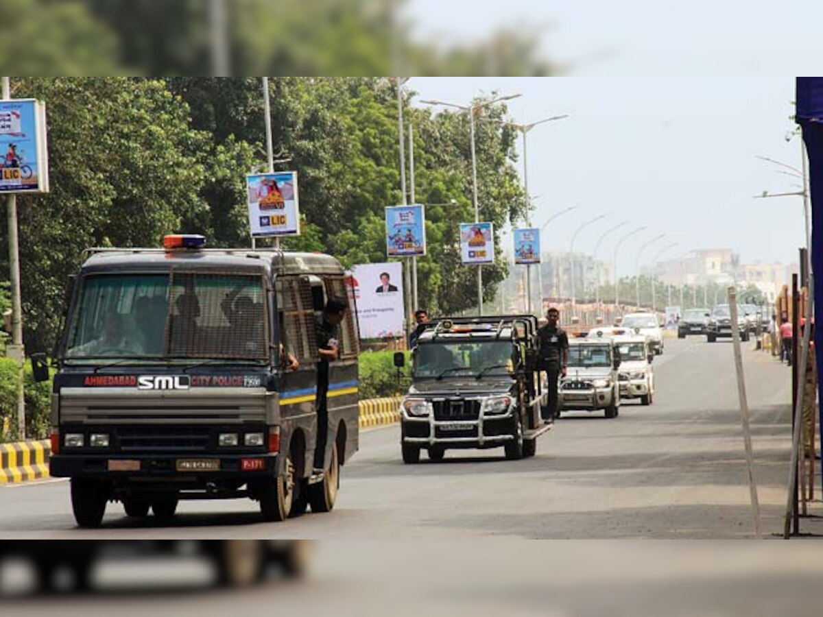 Capital turns into a fortress, cops on alert